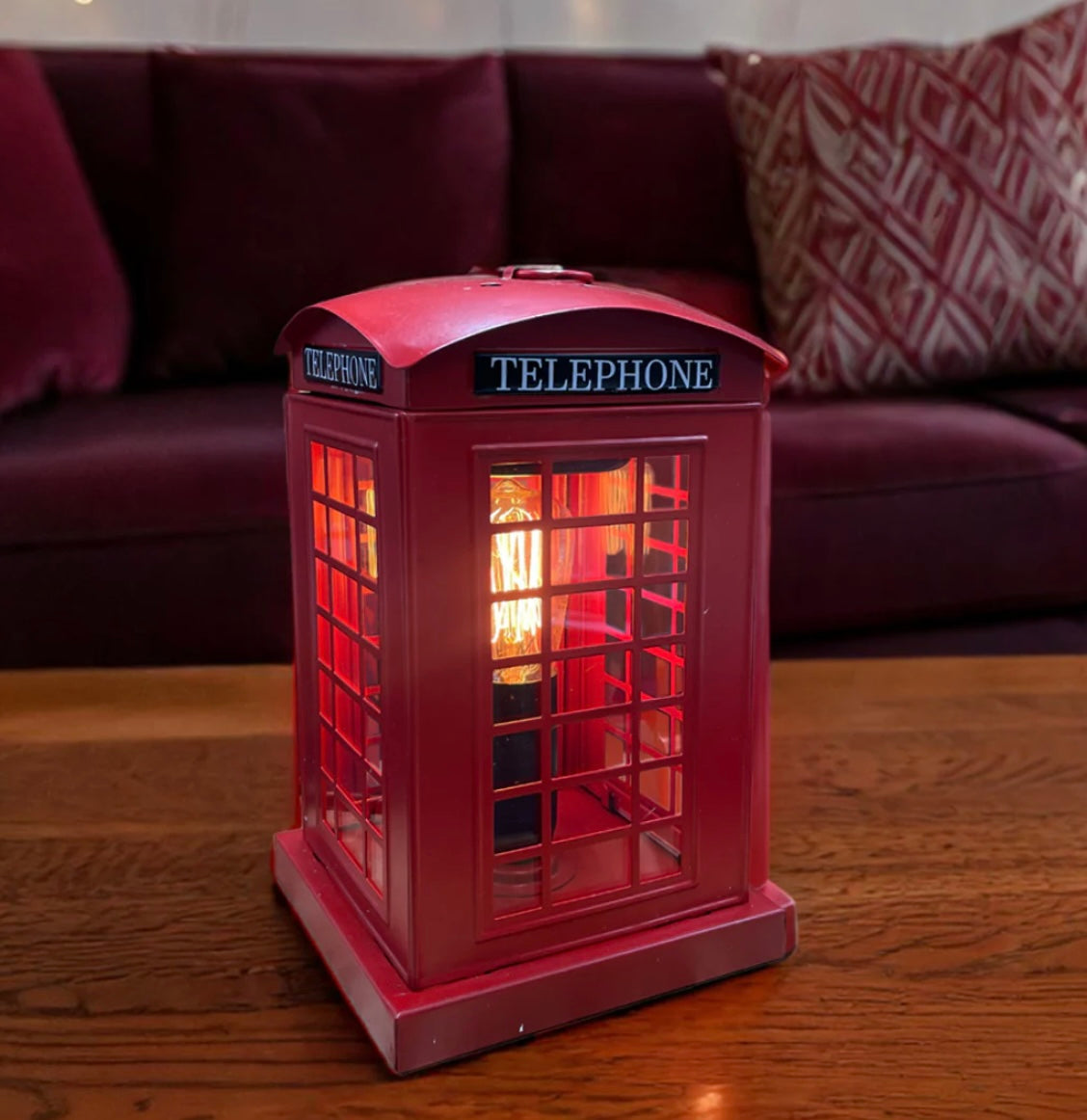 Telephone box electric wax burner